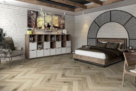 Кварцвиниловая плитка Damy Floor LONDON LVT 200415EL-01-LVT Честер толщина 0.25 см 43 класс 590х118