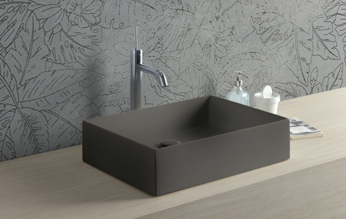 Раковина Disegno Ceramica Slim 50 см SS05038055 накладная цвет коричневый - фото 2