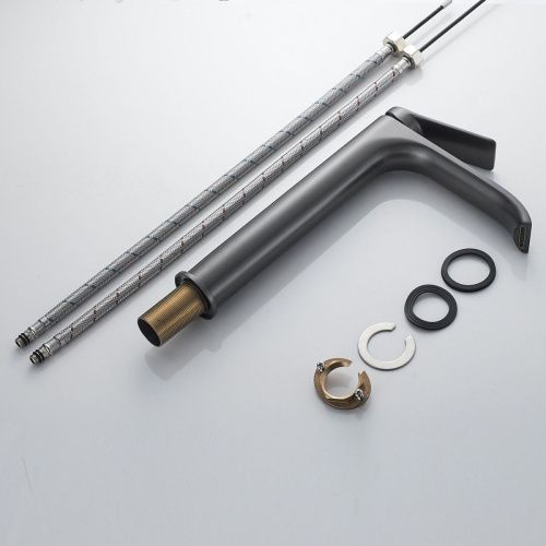 Смеситель для раковины Shevanik S4111T на столешницу оружейная сталь - фото 4