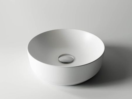 Раковина из сантехнического фарфора Ceramica Nova ELEMENT CN6006 40х40 накладная цвет белый без отверстий под смеситель