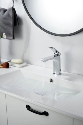 Смеситель Knotlor VIGOR KN-70 на раковину хром - фото 4