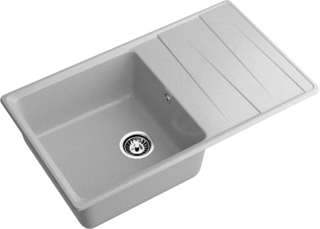 Кухонная мойка Granfest Level LV-860L серый 86х50 цвет серый поверхность матовая