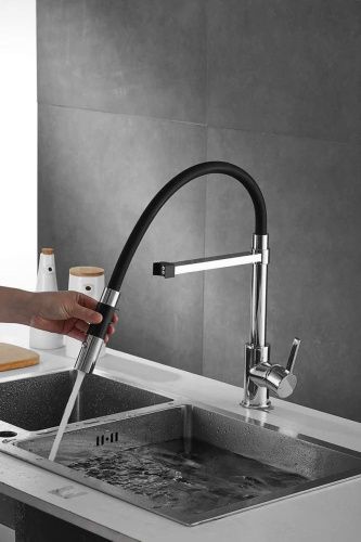 Смеситель для кухни Rose R133 на мойку хром - фото 4