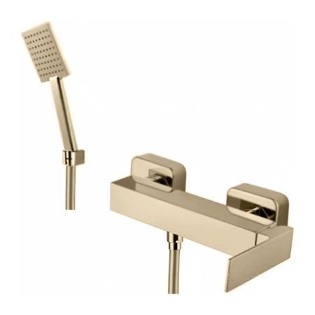 Смеситель для ванны и душа Webert Pegaso PE870101794 настенный золото