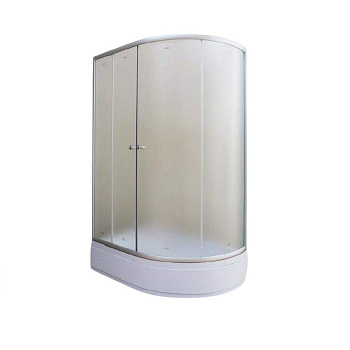 Душевой уголок Parly ZFM1201L 120х80 стекло матовое профиль хром матовый с поддоном