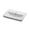 Раковина керамическая Dreja Mini 195032 50х40 подвесная цвет белый 1 отверстие под смеситель