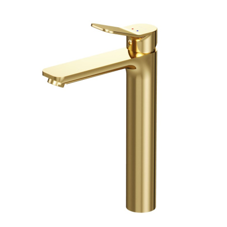 Смеситель Am.Pm X-Joy F85A92099 на раковину/на столешницу золото без термостата