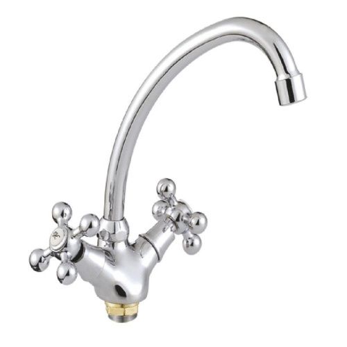 Смеситель для кухни Cron CN4119-2 на мойку хром - фото 2