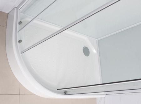 Душевая кабина Frank 418418 100х80 асимметричная с крышей ориентация левая