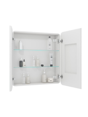 Зеркало-шкаф Континент Elliott МВК014 80х15х80 подвесной цвет белый - фото 4 Зеркало-шкаф Континент Elliott МВК014 80х15х80 подвесной цвет белый - фото 4