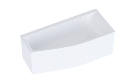 Ванна из литьевго мрамора Astra-Form Скат 01010015 170х75 пристенная асимметричная с ножками