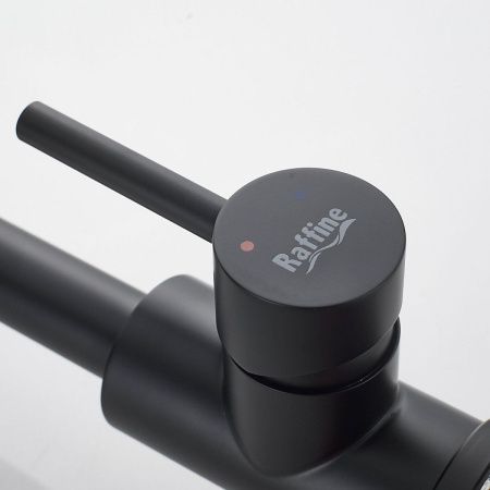 Смеситель для кухни Raffine F108H на мойку черный