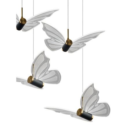 Люстра подвесная Natali Kovaltseva Butterflies (Буттерфлиес) LED LAMPS 81365 GOLD