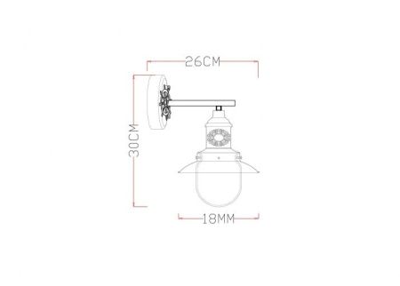 Бра Arte Lamp Sailor (Саилор) A4524AP-1AB