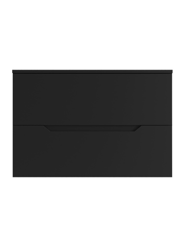 Тумба под раковину Orange Line Li-80TubMDF 81х46х54 подвесная цвет черный - фото 2