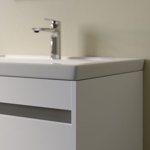 Тумба с раковиной IDDIS Zodiac X ZDX70WNi95K 71х47х59 подвесная цвет белый - фото 5