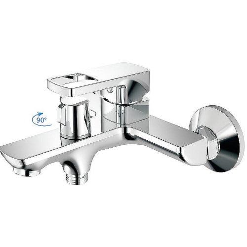 Cмеситель для ванны и душа Haiba HB60176 настенный хром - фото 2 Cмеситель для ванны и душа Haiba HB60176 настенный хром - фото 2