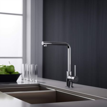 Смеситель для кухни Aquatek ЕВРОПА AQ1380CR на мойку хром