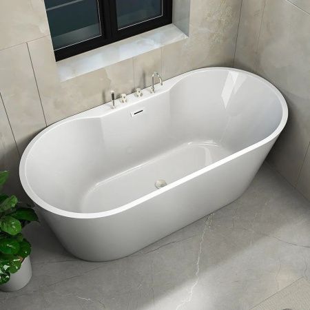 Ванна акриловая Cerutti SPA CT7766 170х80 отдельностоящая овальная с ножками