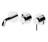 Смеситель для ванны Remer Metrica MC54D2P встраиваемый в стену хром