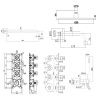 Душевая система Paffoni Modular Box KITMB019NO139KING встраиваемая в стену