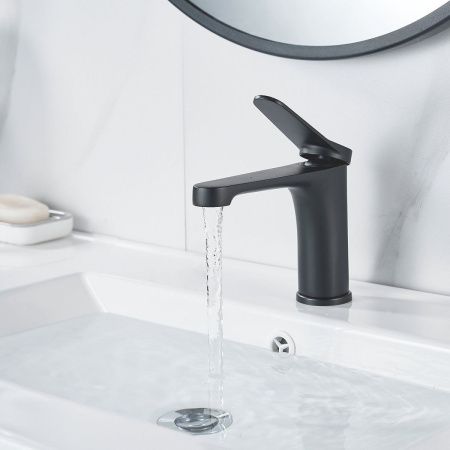 Смеситель Shevanik S6201H на раковину черный