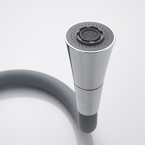 Смеситель для кухни Shevanik S543-9 на мойку хром/серый - фото 5