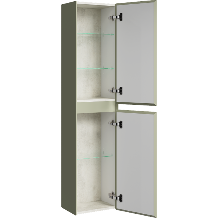 Шкаф-пенал Aqwella Y GE0535SH 40х150 подвесной цвет зеленый