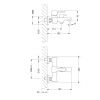Смеситель для ванны LeMark Evitta LM0514C настенный хром