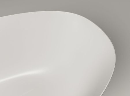 Ванна из искусственного камня Plumberia Selection Veloma VELOMA 170BO 170х75 отдельностоящая овальная с ножками