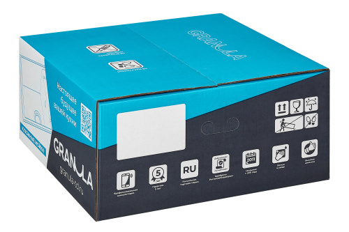 Кухонная мойка Granula 4651 ГРАФИТ 51х47 цвет графит - фото 2