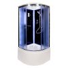 Душевая кабина AvaCan B10SLEDBLACK 100х100 четверть круга с крышей ориентация универсальная