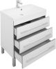 Тумба с раковиной Aquanet Верона 00287671 80х50 напольная цвет белый