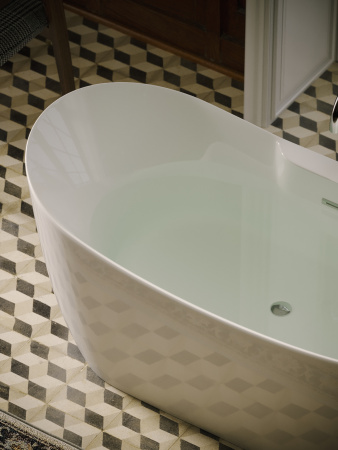 Ванна акриловая Sancos Jazz FB17 170х80 отдельностоящая овальная с каркасом