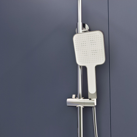 Душевая стойка RGW Shower Panels (Шоувер панелс) 51140134-01 настенная цвет хром с термостатом