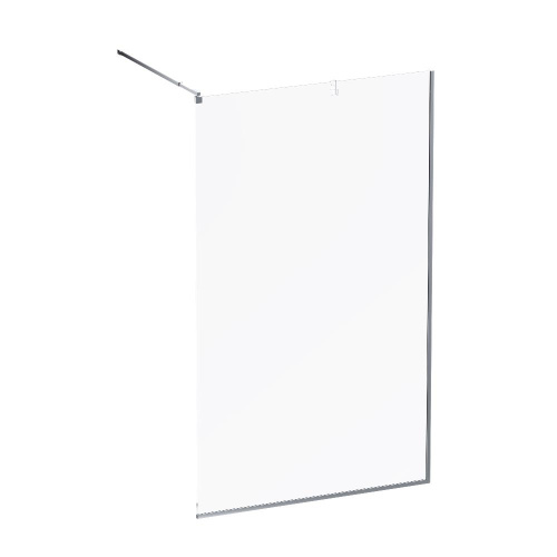 Душевая перегородка Am.Pm Func W84WI-120-F1-MTE 120х200 стекло прозрачное профиль хром глянцевый - фото 2