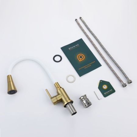 Смеситель для кухни Splenka S201 S201.4308.03 на мойку золото