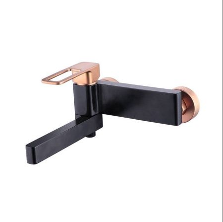 Смеситель для ванны и душа IDDIS Slide SLIBG00i02 настенный черный