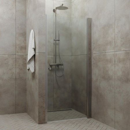 Душевая дверь Тритон Уно Щ0000036857 80х185 стекло прозрачное профиль хром