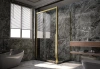 Душевой уголок Veconi Premium Trento PTC30-SP-120100-G-01-C4 120х100 стекло прозрачное профиль золото без поддона
