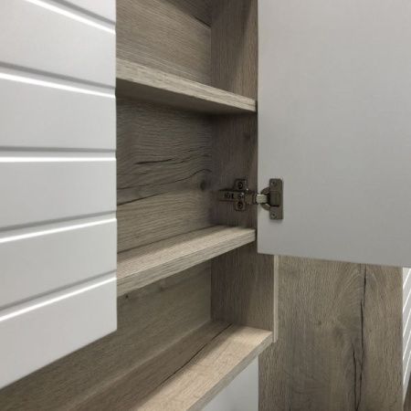 Зеркало-шкаф Comforty Клеон 00-00002045CF 60х80 подвесной цвет бежевый