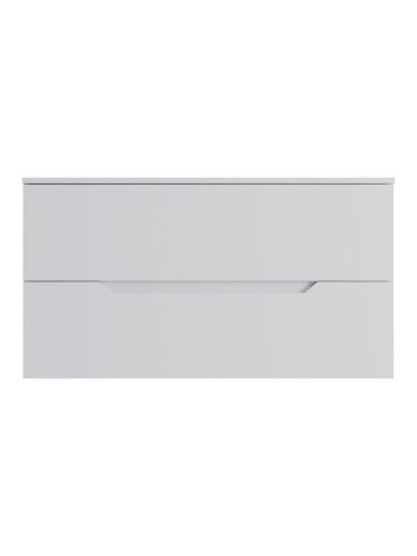 Тумба под раковину Orange Line Li-100TuwMDF 100х50 подвесная цвет белый