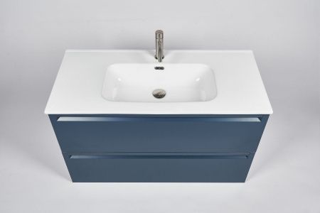 Тумба с раковиной Inda Piccadilly INDA Piccadilly 80BD Kona 80х50 подвесная цвет синий