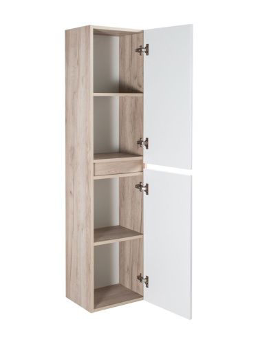 Шкаф-пенал RUNO Модена 00-00001423 35х30х150 подвесной цвет дуб - фото 2