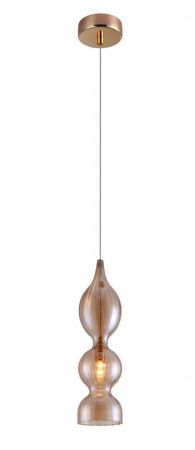 Светильник подвесной Crystal Lux Iris (Ирис) Iris SP1 B Amber