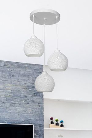 Светильник подвесной Toplight Lizbeth (Лизбетх) TL1612R-03WH