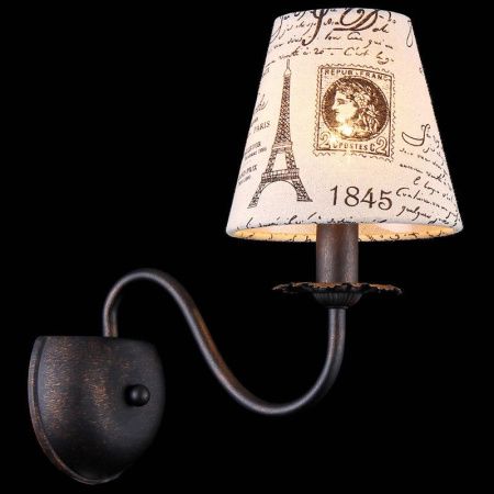 Бра Natali Kovaltseva LUXURY WOOD (ЛУКСУРЫ ВООД) LUXURY WOOD 11357/1W ANTIQUE,WALNUT