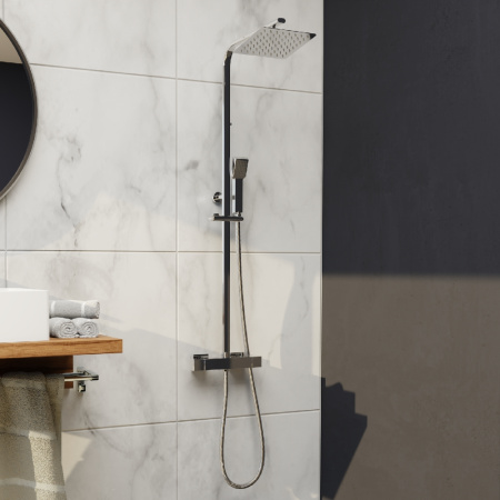 Душевая стойка RGW Shower Panels 21140122-01 настенная цвет хром