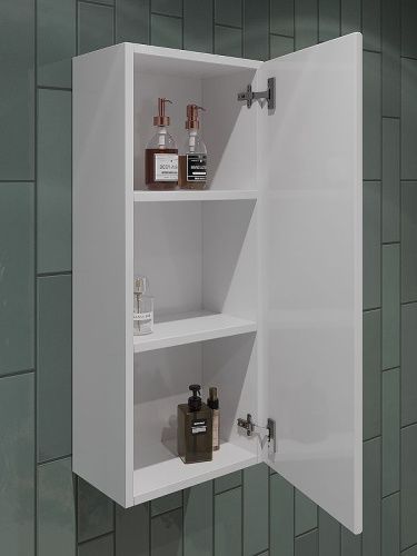 Шкаф Orange Стиль St-30SR 30х70 подвесной цвет белый - фото 3