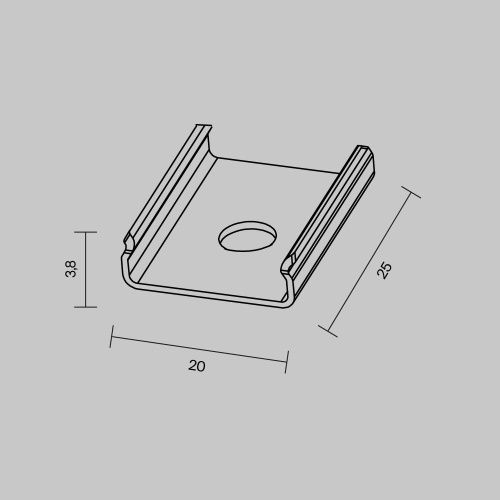 Комплект креплений Maytoni Led Strip 642043 - фото 3